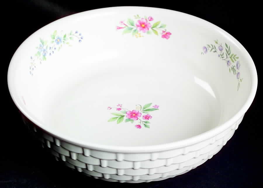 Meadow Lane Small Wicker Trim Bowl by Pfaltzgraff-1