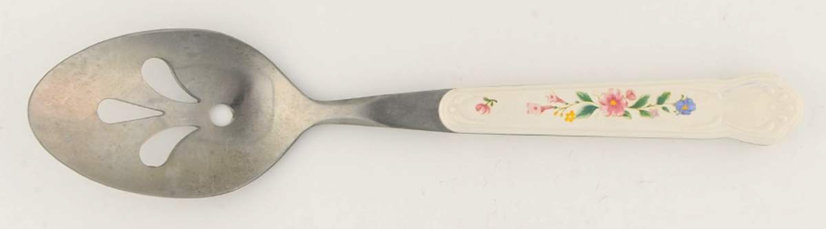 Meadow Lane Pierced Tablespoon (Serving Spoon) by Pfaltzgraff-1