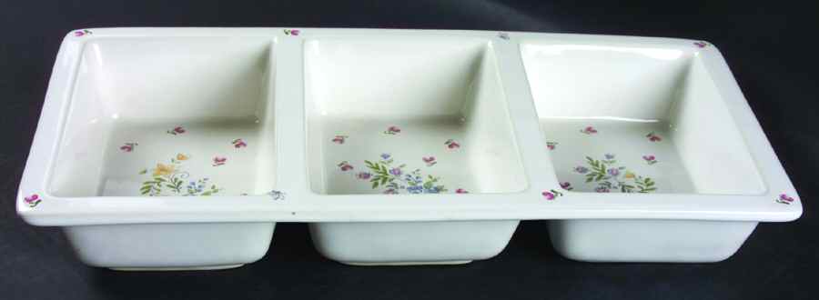 Meadow Lane 3 Part Rectangular Divided Server by Pfaltzgraff-1