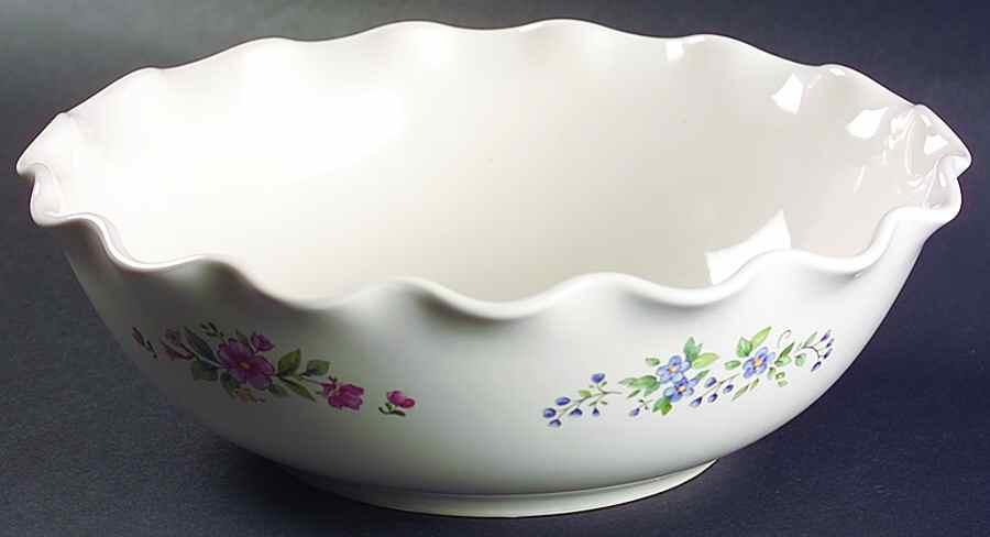 Meadow Lane Large Round Fluted Bowl by Pfaltzgraff-1