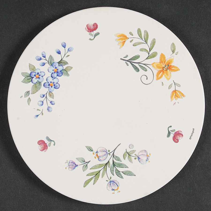 Meadow Lane Round Cork Back Trivet by Pfaltzgraff-1