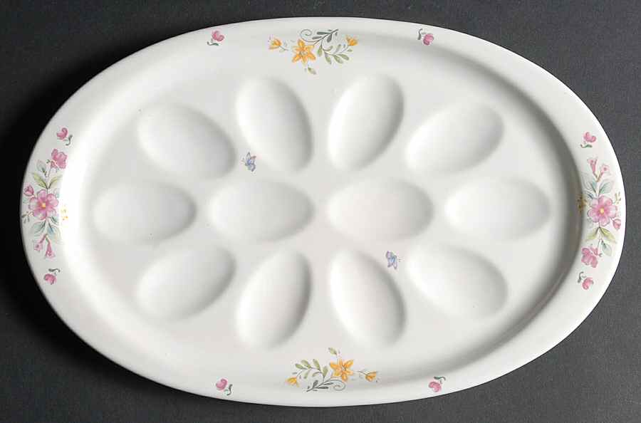 Meadow Lane Deviled Egg Plate by Pfaltzgraff-1