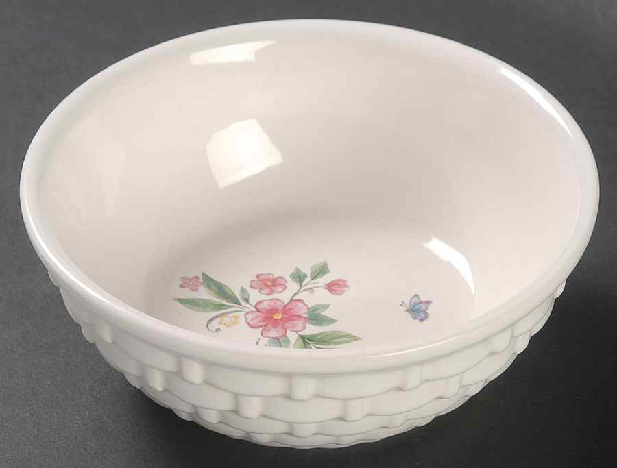 Meadow Lane 5" Wicker Bowl by Pfaltzgraff-1