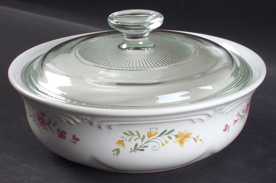 Meadow Lane 1 Qt Round Covered Casserole by Pfaltzgraff-1