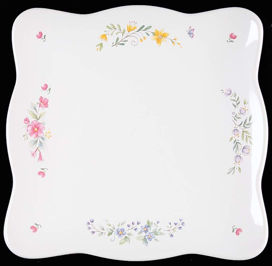Meadow Lane 8" Square Buffet Plate by Pfaltzgraff-1