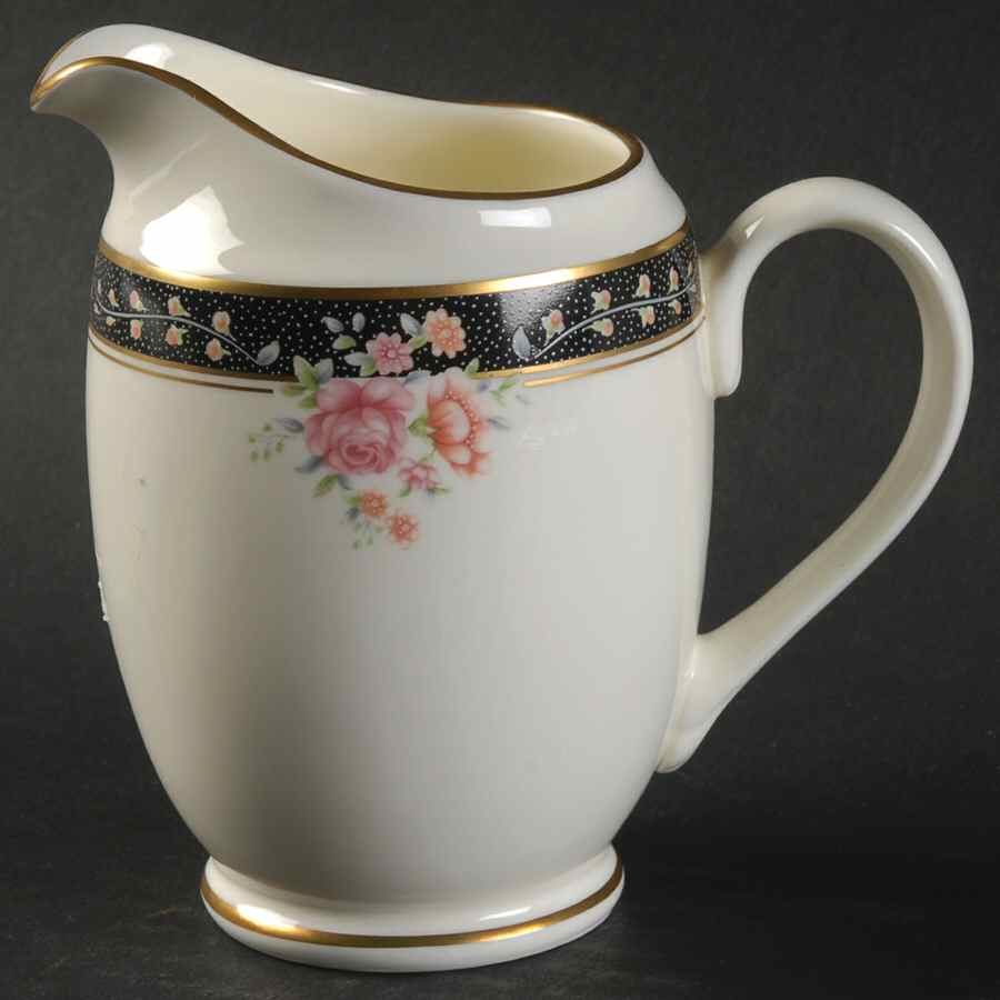 Midnight Bouquet Creamer by Pfaltzgraff-1