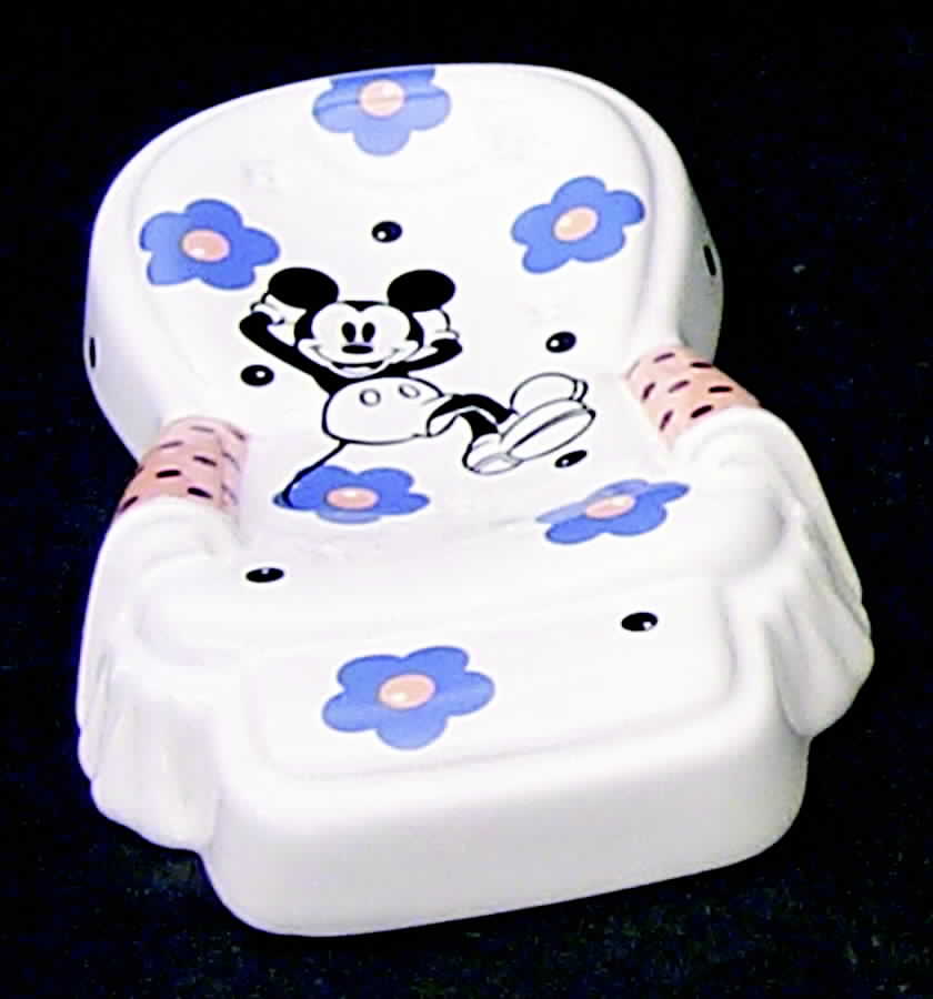 Mickey Mouse Spoon Rest/Holder (Holds 1 Spoon) by Pfaltzgraff-1