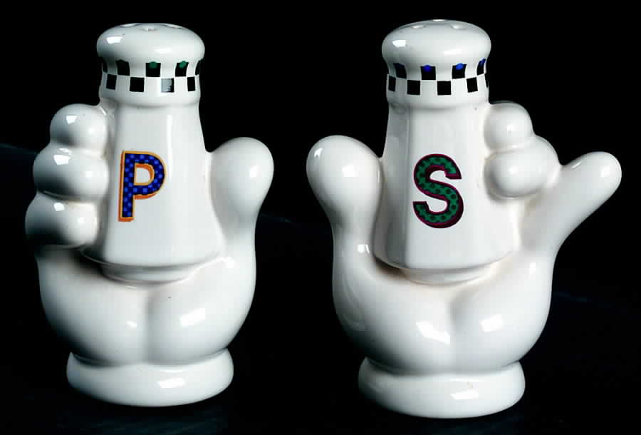 Mickey Mouse Salt & Pepper Set by Pfaltzgraff-1