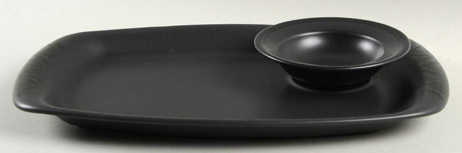 Midnight Sun 2 Piece Barbeque Set (Plate and Bowl Only) by Pfaltzgraff-1