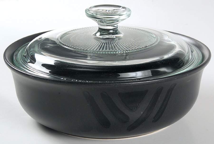 Midnight Sun 1 Qt Round Covered Casserole by Pfaltzgraff-1