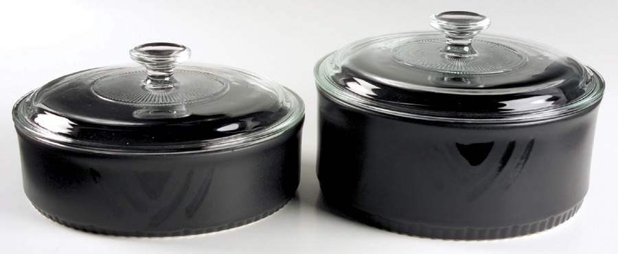 Midnight Sun 4-Piece Bakeware Set (2 Bakers with Lids) by Pfaltzgraff-1