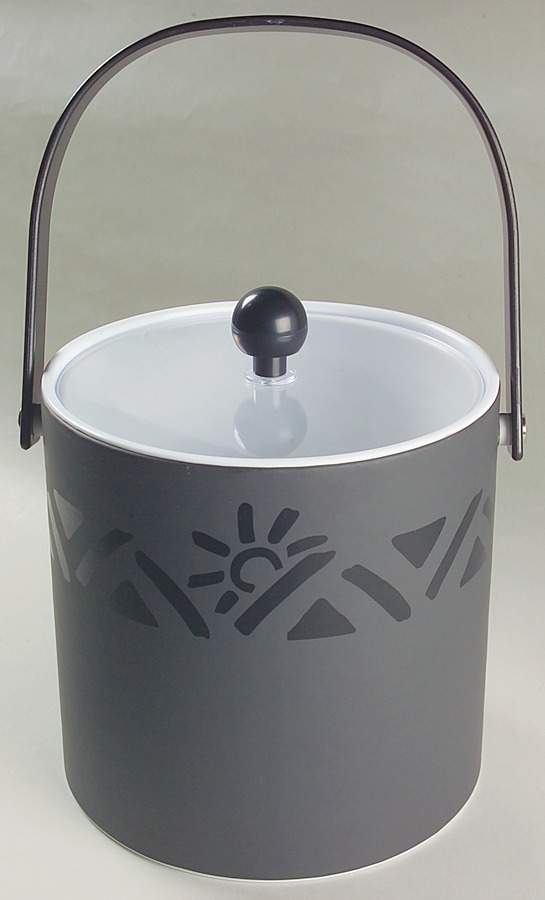 Midnight Sun Plastic Ice Bucket & Lid by Pfaltzgraff-1
