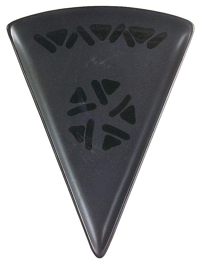 Midnight Sun Triangular Shape Slice Plate by Pfaltzgraff-1