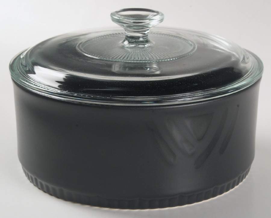 Midnight Sun 2.5 Quart Round Covered Baker by Pfaltzgraff-1