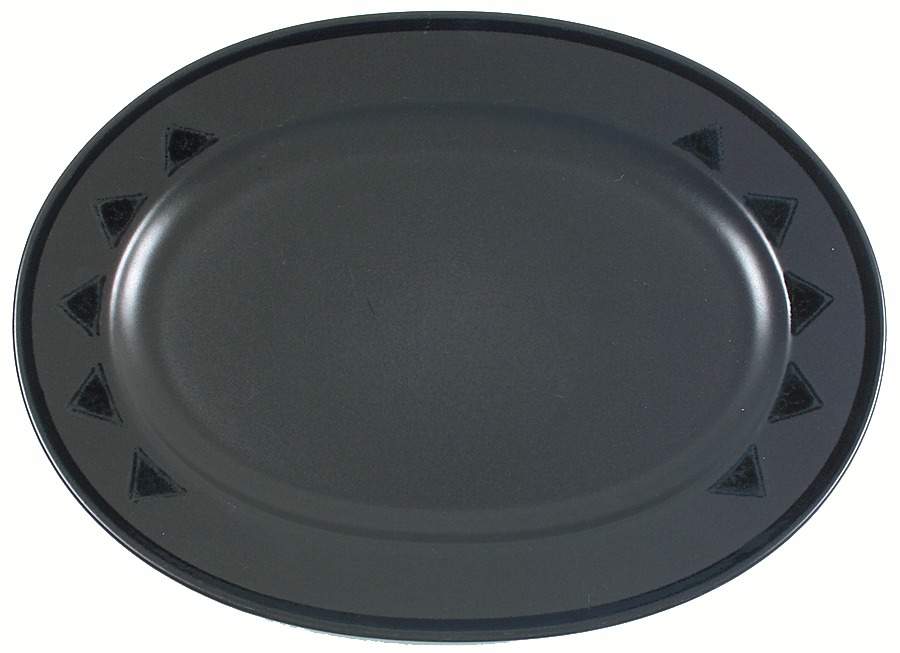 Midnight Sun 14" Oval Serving Platter by Pfaltzgraff-1
