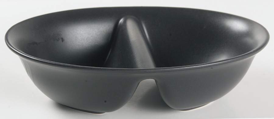 Midnight Sun 10" Oval Divided Vegetable Bowl by Pfaltzgraff-1