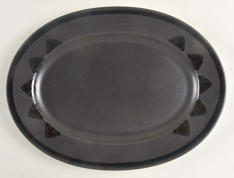 Midnight Sun 12" Oval Serving Platter by Pfaltzgraff-1