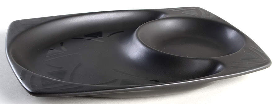 Midnight Sun 11" Rectangular Snack Tray by Pfaltzgraff-1