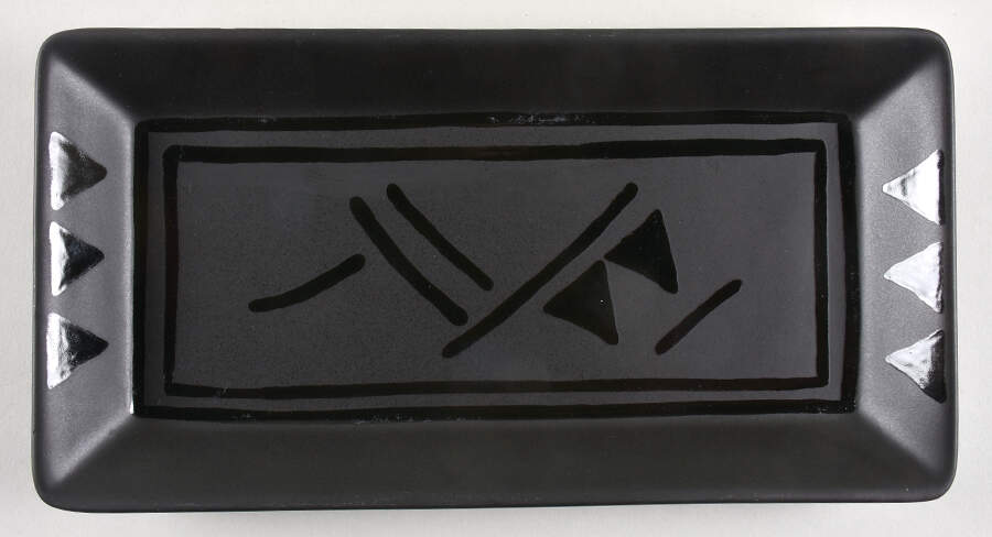 Midnight Sun Rectangular Tray 11" by Pfaltzgraff-1