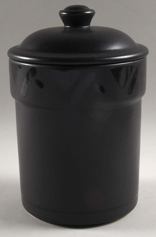 Midnight Sun Large Canister & Lid by Pfaltzgraff-1