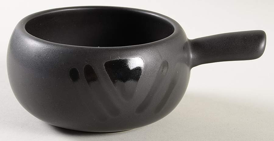 Midnight Sun One Stick Handled Soup/Snack Bowl (use with SNTR11) by Pfaltzgraff-1