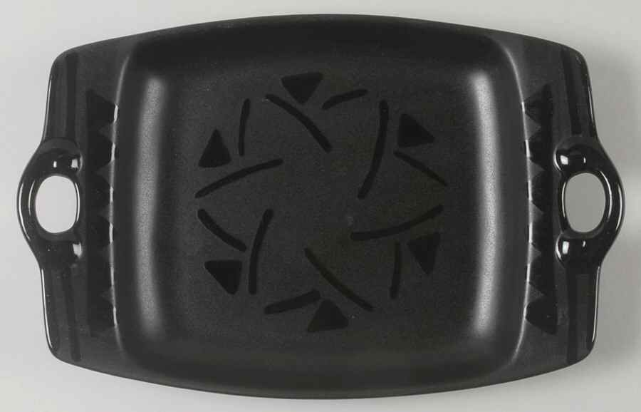 Midnight Sun 12" Rectangular Serving Platter by Pfaltzgraff-1