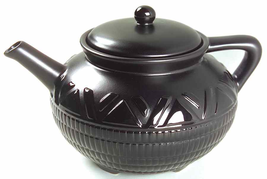Midnight Sun Sculpted Teapot & Lid by Pfaltzgraff-1