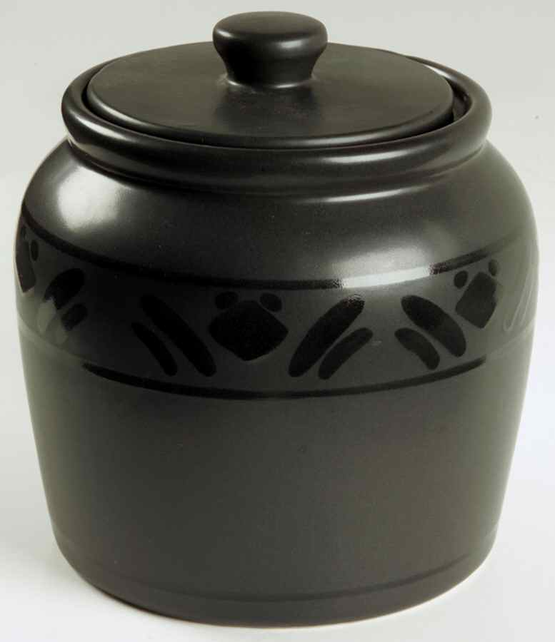Midnight Sun Cookie Jar & Lid by Pfaltzgraff-1