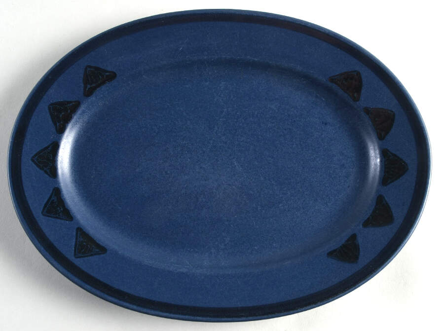 Morning Light 12" Oval Serving Platter by Pfaltzgraff-1