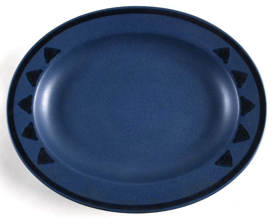 Morning Light 14" Deep Oval Serving Platter by Pfaltzgraff-1