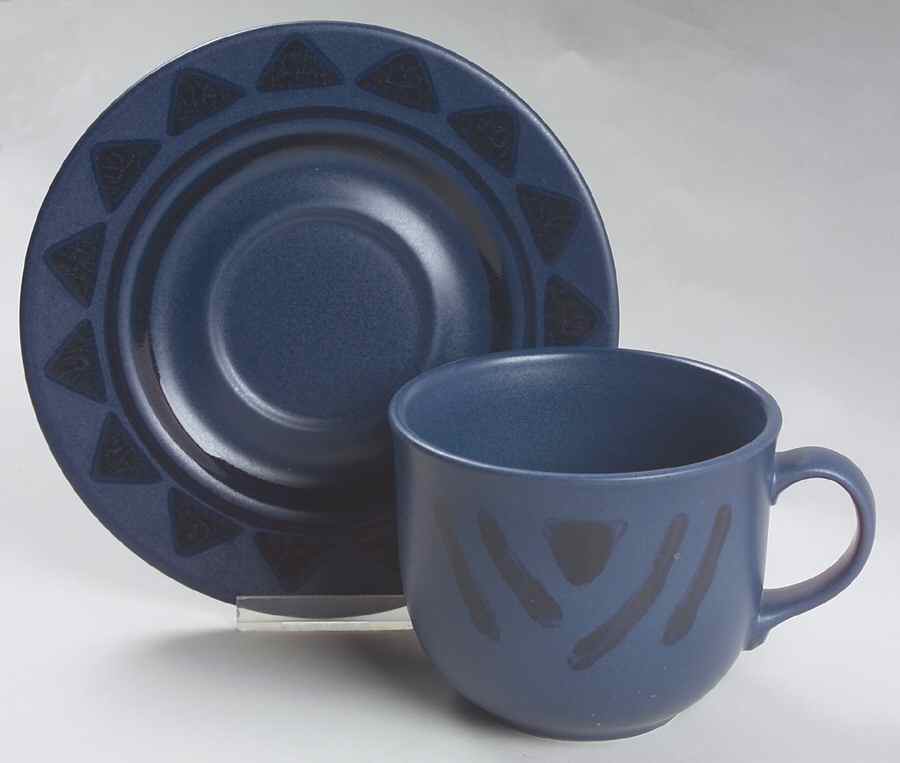Morning Light Oversized Cup & Saucer Set by Pfaltzgraff-1