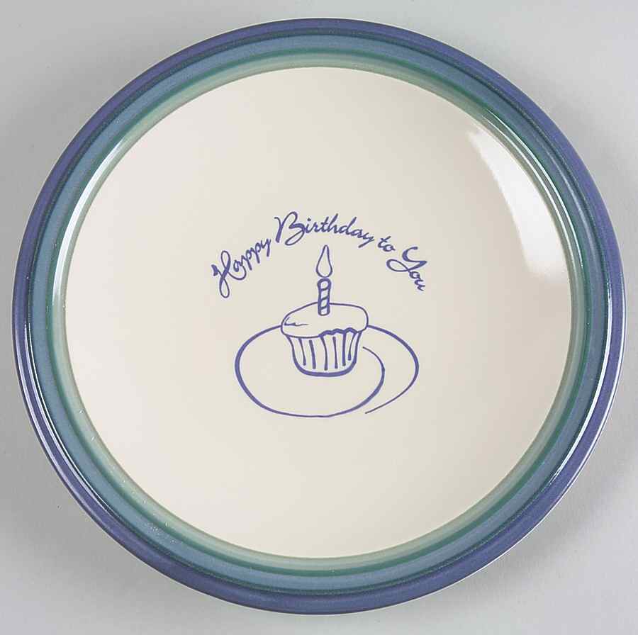 Mountain Shadow "Happy Birthday" Dinner Plate by Pfaltzgraff-1