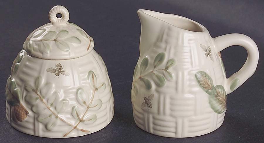 Naturewood (2 Piece) Child's Mini Creamer & Sugar Set by Pfaltzgraff-1