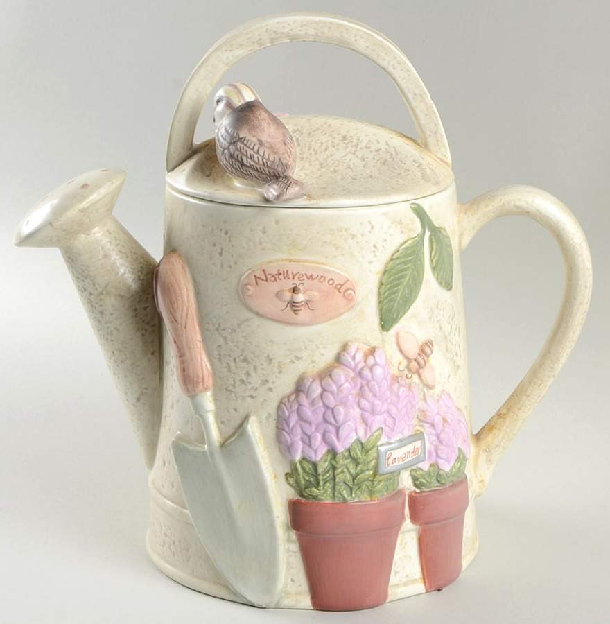 Naturewood Figural Cookie Jar & Lid by Pfaltzgraff-1