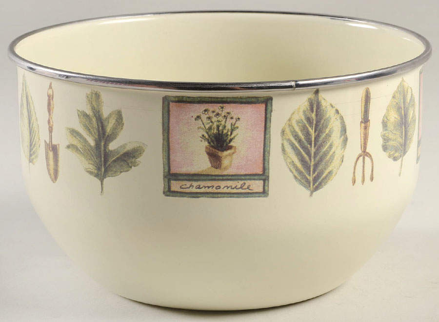 Naturewood 6 7/8" Metal Bowl by Pfaltzgraff-1