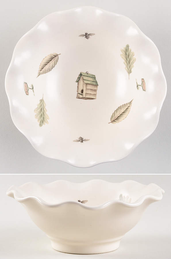 Naturewood 6" Ruffled Bowl by Pfaltzgraff-1