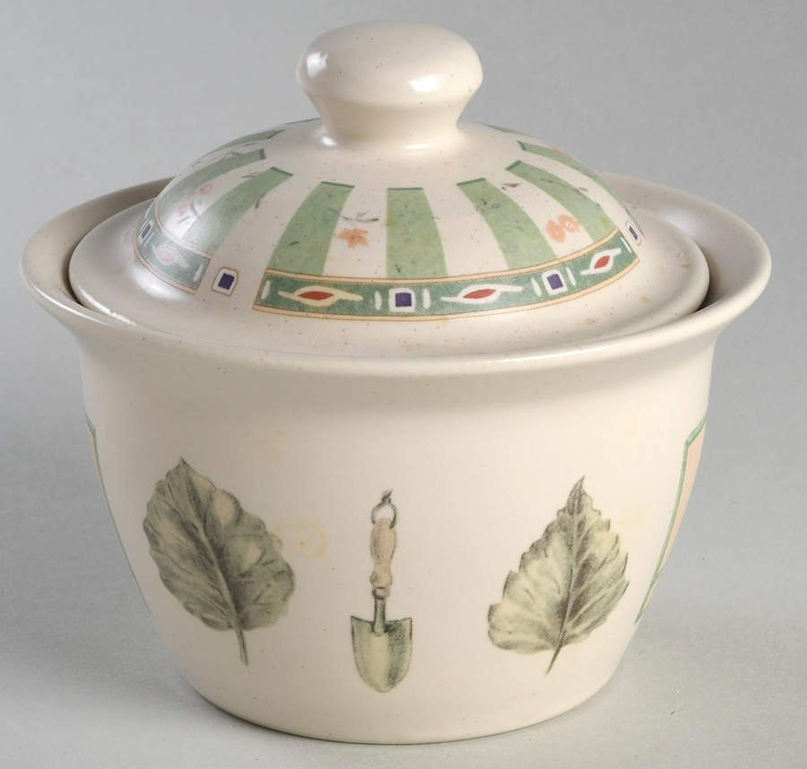 Naturewood Sugar Bowl & Lid by Pfaltzgraff-1