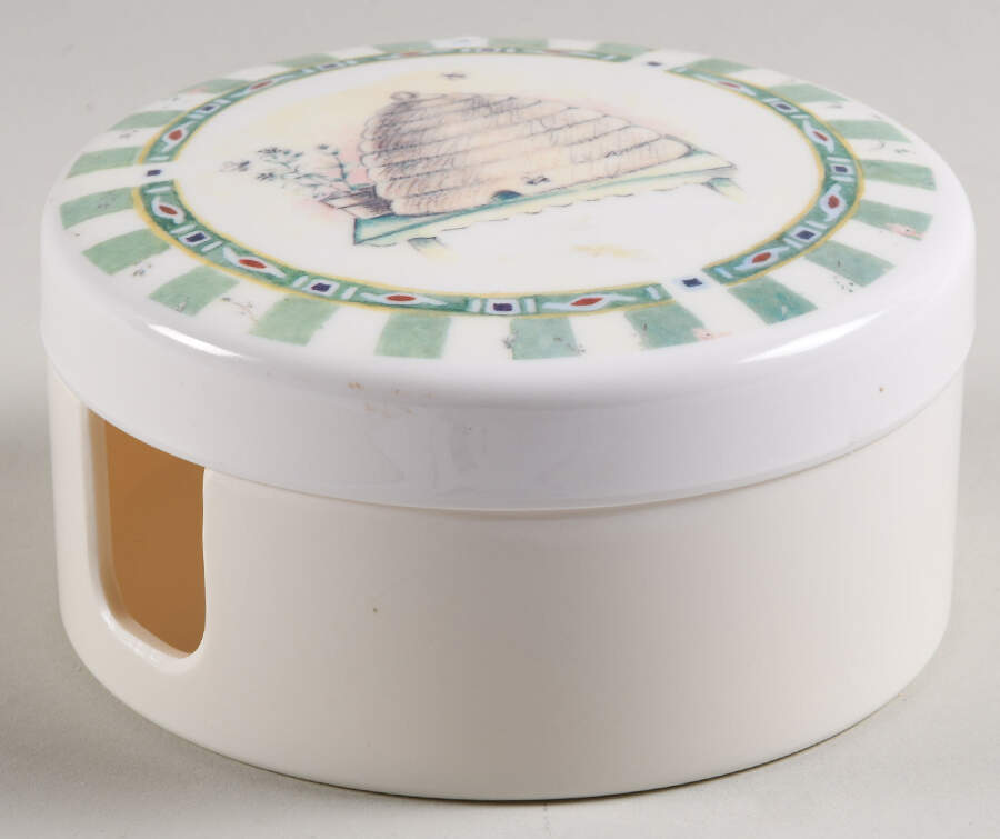 Naturewood Plastic Coaster Holder & Lid (For - Set of 6) by Pfaltzgraff-1