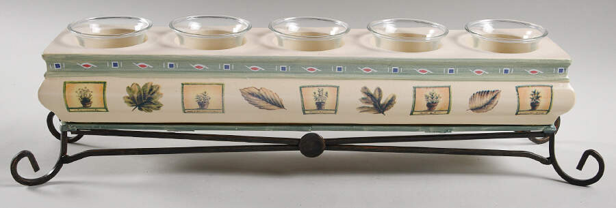 Naturewood Five Light Linear Centerpiece by Pfaltzgraff-1