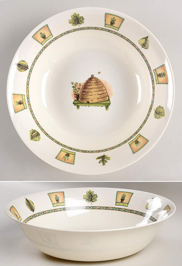 Naturewood Large Melamine Serving Bowl by Pfaltzgraff-1