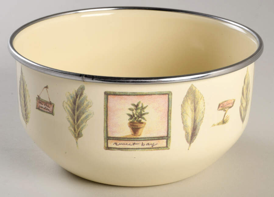 Naturewood 6" Metal Bowl by Pfaltzgraff-1