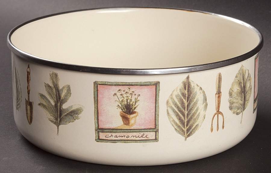 Naturewood 6 5/8" Metal Bowl by Pfaltzgraff-1
