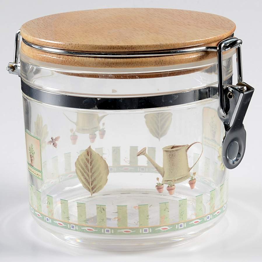 Naturewood Small Acrylic Storage Jar & Lid by Pfaltzgraff-1
