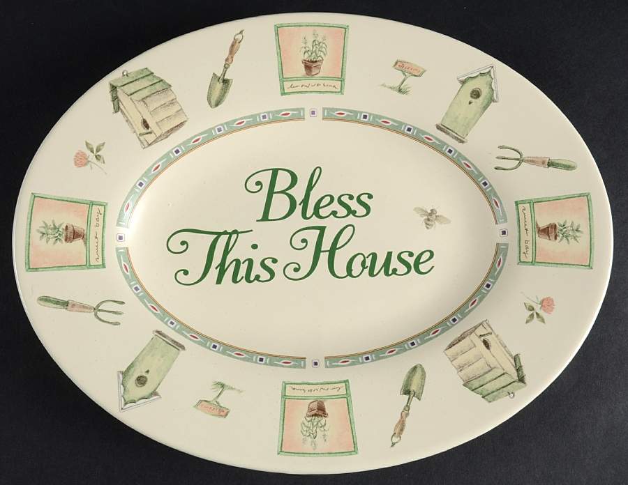 Naturewood 10" Oval Serving Platter by Pfaltzgraff-1