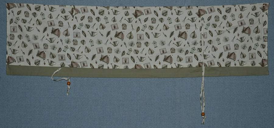 Naturewood 58" X 16" Valance Curtain by Pfaltzgraff-1
