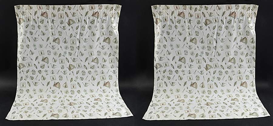 Naturewood Pair Tier Curtain 35" X 30" by Pfaltzgraff-1