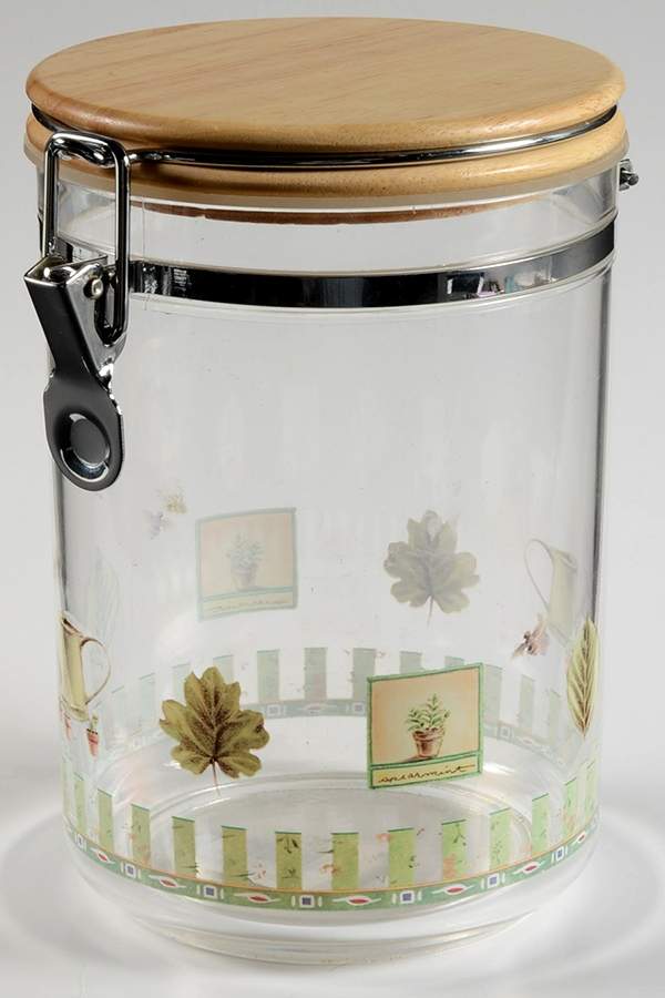 Naturewood Medium Acrylic Storage Jar & Lid by Pfaltzgraff-1