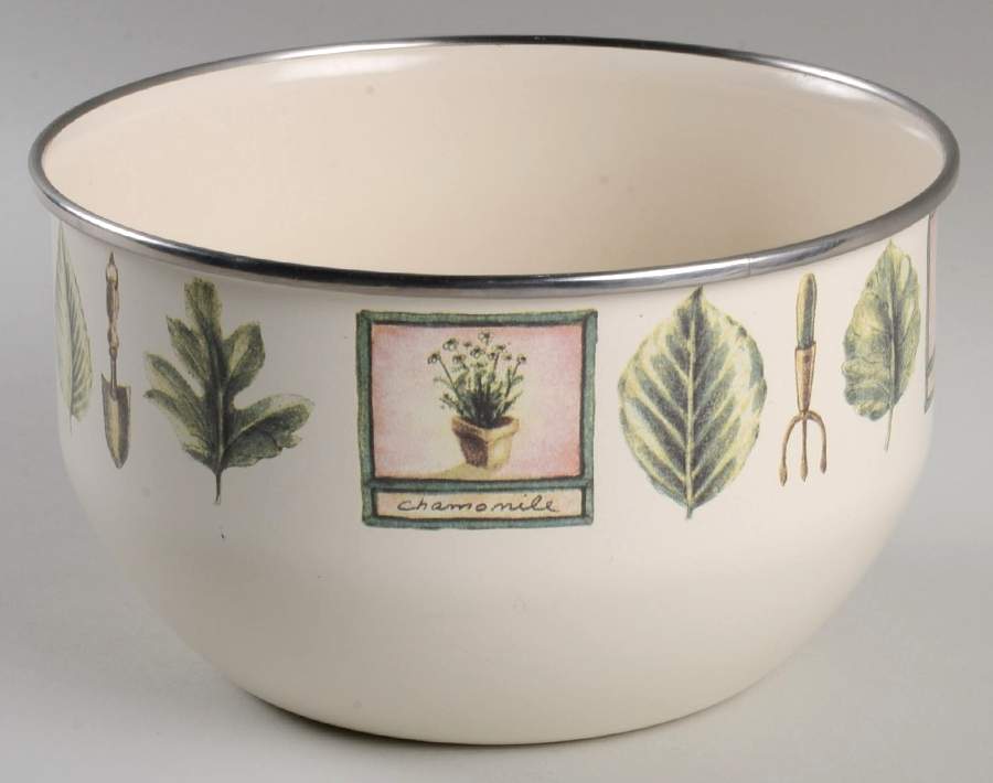 Naturewood 7" Metal Mixing Bowl by Pfaltzgraff-1