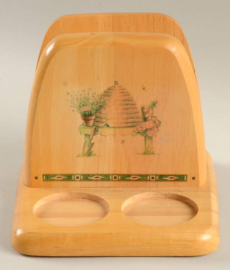 Naturewood Holder Only for Napkin&Sap Wood by Pfaltzgraff-1