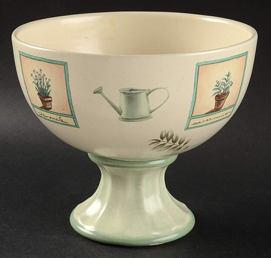 Naturewood Round Compote (Height X Width) by Pfaltzgraff-1
